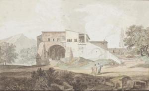 KATZ CARL LUDWIG 1773-1810,Villa de la Renaissance italienne,Dogny Auction CH 2020-11-24