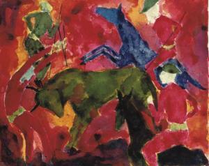 KATZ Hanns Ludwig 1882-1940,Stierkampf - Bull fight,Christie's GB 2007-12-04