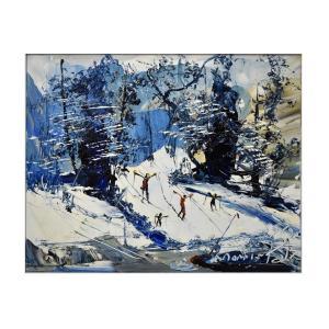 KATZ Morris 1931-2010,Skiing,1972,Kodner Galleries US 2024-04-03