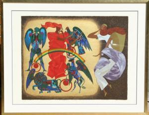 KATZ Shlomo 1937-1992,The Vision of Ezekiel,1979,Ro Gallery US 2023-12-14