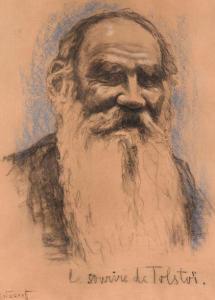 KATZAROFF Michel 1891-1953,Le sourire de Tolstoï,Millon & Associés FR 2018-06-04