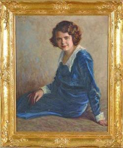 KATZAROFF Michel 1891-1953,«Portrait de jeune femme»,Salles de ventes Pillet FR 2010-11-28
