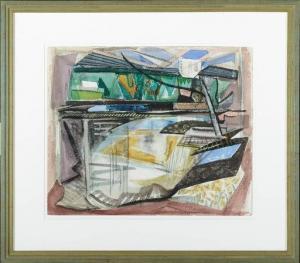 KATZENSTEIN Irving 1902-1973,Abstract Landscape,Barridoff Auctions US 2020-10-17