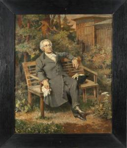 KATZENSTEIN Louis 1822-1907,Goethe vor der Jagdhütte auf dem Kickelhahn,Mehlis DE 2014-02-27