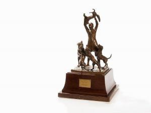 KAUBA Carl 1865-1922,Coursing, Hunter & Dogs Bronze,c.1900,Auctionata DE 2016-05-25