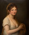 KAUFFMAN Angelica 1741-1807,Ritratto femminile,1804,Finarte IT 2023-10-19