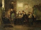 KAUFFMANN Hugo Wilhelm,Kartenspieler im Wirtshaus,1867,Scheublein Art & Auktionen 2021-03-19