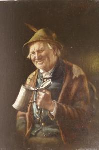 KAUFFMANN Max 1846-1913,portrait of a Bavarian gentleman,Crow's Auction Gallery GB 2019-07-31