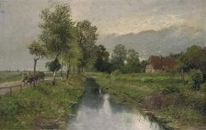 KAUFMAN adolphe 1848-1916,A haywain on a riverside track,Christie's GB 2004-02-19