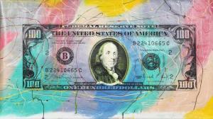 KAUFMAN Steve 1960-2010,$100 Dollar Bill,Ro Gallery US 2024-02-22