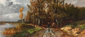 KAUFMANN Adolf 1848-1916,An autumn day,Palais Dorotheum AT 2023-09-07