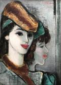 KAUFMANN Arthur 1888-1971,Two Parisian Women,Montefiore IL 2020-06-10