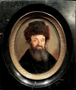 KAUFMANN Isidor 1853-1921,Jewish man,c. 1880,Matsa IL 2021-10-11
