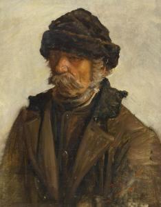 KAUFMANN Isidor 1853-1921,Portrait of a man,1896,Galerie Koller CH 2022-09-23