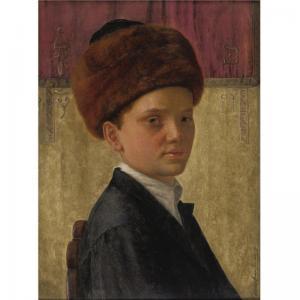 KAUFMANN Isidor 1853-1921,PORTRAIT OF A YESHIVA BOY WEARING A STREIMEL, IN F,Sotheby's GB 2007-12-19