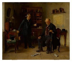 KAUFMANN Isidor 1853-1921,Preparing for Trial (Der Prozeßbauer),Sotheby's GB 2023-05-25