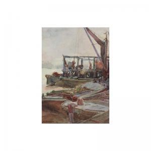 KAUFMANN Karl 1843-1905,BOATS AT HARBOUR,Sotheby's GB 2002-07-17
