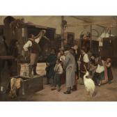 KAUFMANN Karl 1843-1905,the traveling circus,1883,Sotheby's GB 2006-10-24