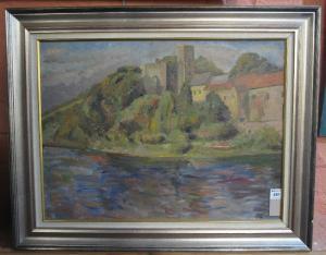 KAUFMANN Philipp Friedrich,Arundle Castle and River Arun 1944,1944,Peter Francis 2017-10-04
