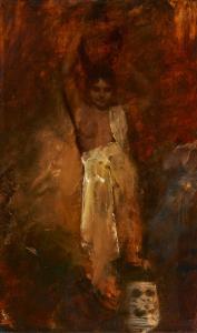 KAULBACH Hermann 1846-1909,Young Oriental Woman with Water Jugs,Van Ham DE 2023-05-15