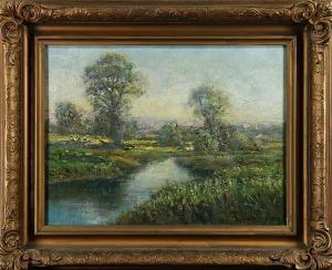 KAUMEYER George Frederick 1856-1951,Landscape with Stream,Clars Auction Gallery US 2017-09-16