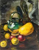 KAUSEK Fritz 1890,Still Life with Fruit, Cactus and Teapot,Clars Auction Gallery US 2020-03-21