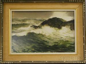 KAUTZKY Ted 1896-1953,Crashing Waves.,Skinner US 2012-04-11