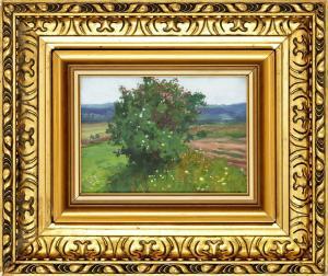 KAVAN Frantisek 1866-1941,Landscape with a rose bush,Art Consulting CZ 2024-03-10