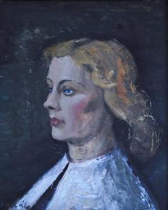 KAVAN Frantisek 1908-1956,Woman´s portrait,Vltav CZ 2017-02-27