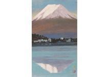 KAWAI Kenji 1908-1995,Reflection of Mt. Fuji,Mainichi Auction JP 2019-11-08