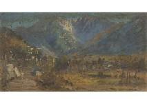 KAWAI Shinzo 1800-1900,Landscape,Mainichi Auction JP 2020-02-15