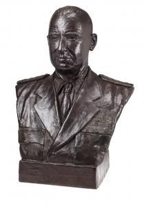 KAWAMURA S,Bust of Admiral J.J.(Jocko) Clark, U.S.N,Bonhams GB 2013-02-22