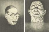 KAWARA On 1933-2014,Death mask (portfolio),1995,Mainichi Auction JP 2022-02-25