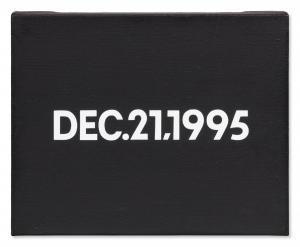 KAWARA On 1933-2014,Dec.21,1995, from "Today" series No. 50,1995,Sotheby's GB 2024-04-23