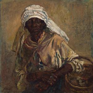 KAY Dorothy 1886-1964,Old Oyster Woman,Strauss Co. ZA 2022-09-21