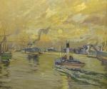 KAY James 1858-1942,Shipping on the Clyde,Shapes Auctioneers & Valuers GB 2017-06-03