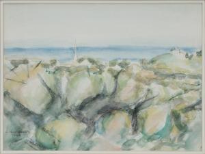 KAY SCOTT Cyril 1871-1960,Les Rochers devant la mer,Brunk Auctions US 2012-09-15