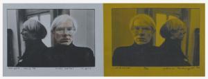 KAYSER Alex 1949,Andy Warhol in gold and silver,1974,Peter Karbstein DE 2023-06-24