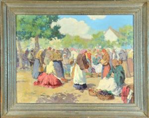 KAZACZAY 1800-1900,Belebte Marktszene,Allgauer DE 2016-01-15