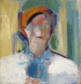 KAZANSKAYA MARIA 1914-1942,Self-Portrait in an Orange Scarf,1937,MacDougall's GB 2012-05-27