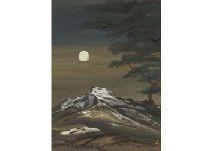 KAZUHO HIEDA,Remaining Snow and Moon Reflection,Mainichi Auction JP 2020-09-04