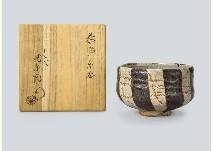 KAZUKI Yasuo 1911-1974,Hagi tea bowl,Mainichi Auction JP 2018-01-20