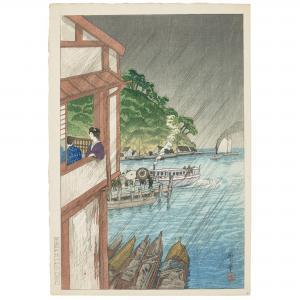 KAZUMA Oda,Izumo Miho no seki no kei (View of Miho-no-seki at,1924-25,Christie's 2021-09-29