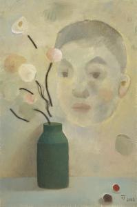 KE CHEN 1978,Vase of Flowers,2018,Christie's GB 2024-04-02