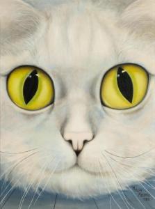 Keane Margaret 1927-2022,Big Eyed cat,1983,Abell A.N. US 2024-03-09