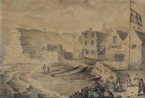 KEATE George 1729-1797,A View from the Pier at Margate,1779,Canterbury Auction GB 2021-07-31