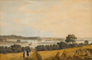 KEATE George 1729-1797,View of the mouth of the River Itching (Itchen) ne,Bonhams GB 2008-03-11