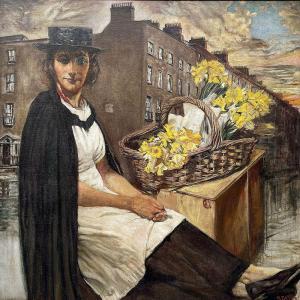 KEATING Sean 1889-1977,ELIZA DOOLITTLE IN DUBLIN,1965,De Veres Art Auctions IE 2024-03-26