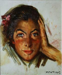 KEATING Sean 1889-1977,PORTRAIT OF MAY (THE ARTISTS WIFE),De Veres Art Auctions IE 2024-03-26