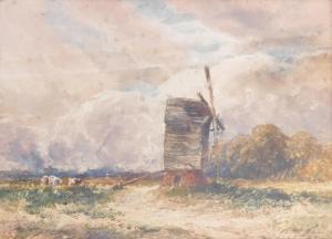 KEELEY John 1849-1930,A Warwickshire Windmill,Golding Young & Co. GB 2022-07-13